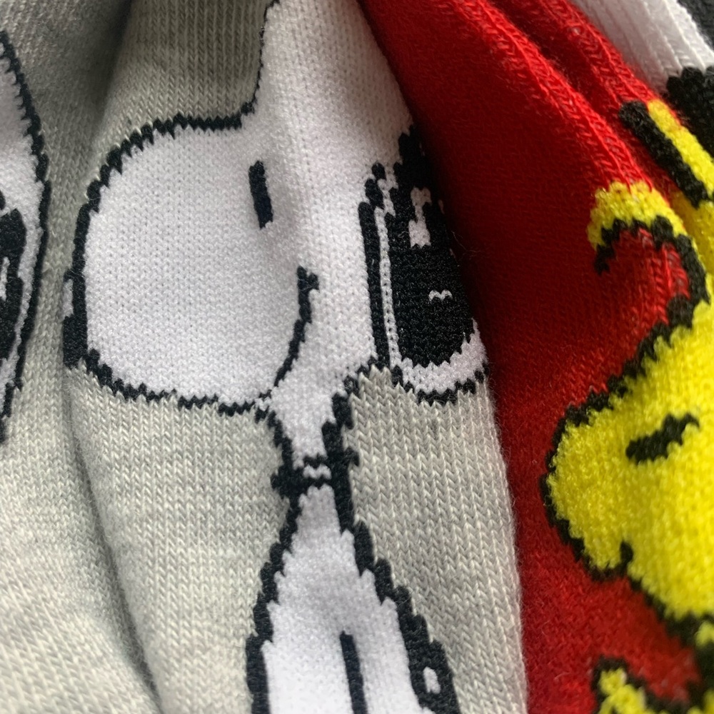 Snoopy No Show Socks 6 pairs - Picture 3 of 10